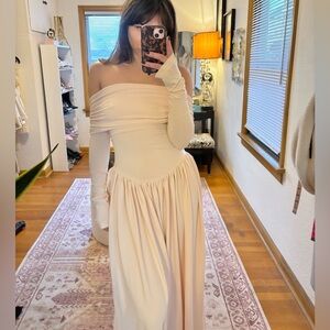 Beautiful apricot dress